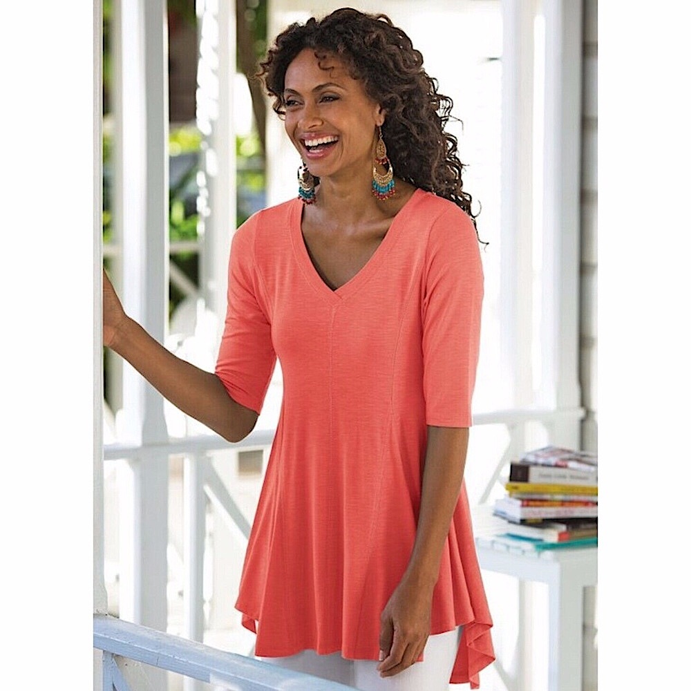 NWOT Soft Surroundings Perfect A Line Shirt
